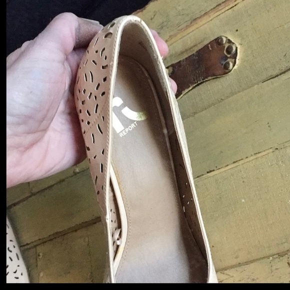 REPORT NUDE LEATH LASER CUT POINT HIGH HEELS 8.5 W - Picture 10 of 12